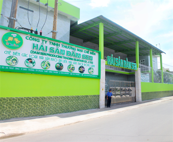 Nhà máy sản xuất hải sản Đầm Sen